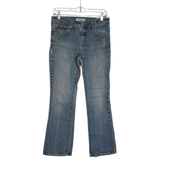 Levi’s Vintage Bootcut Jeans Distressed Size 6 Short Vintage - Picture 1 of 9